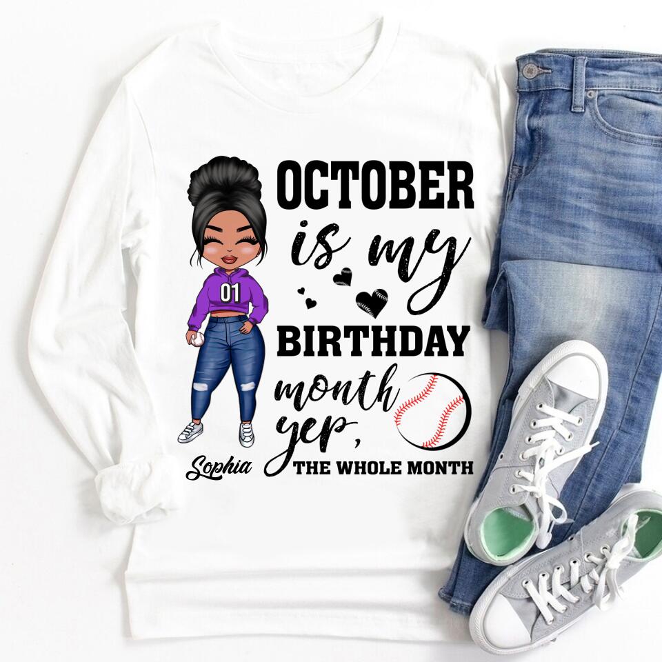 October Birthday Shirt, Custom Birthday Shirt, Queens are Born In October, October Birthday Shirts For Woman, October Birthday Gifts