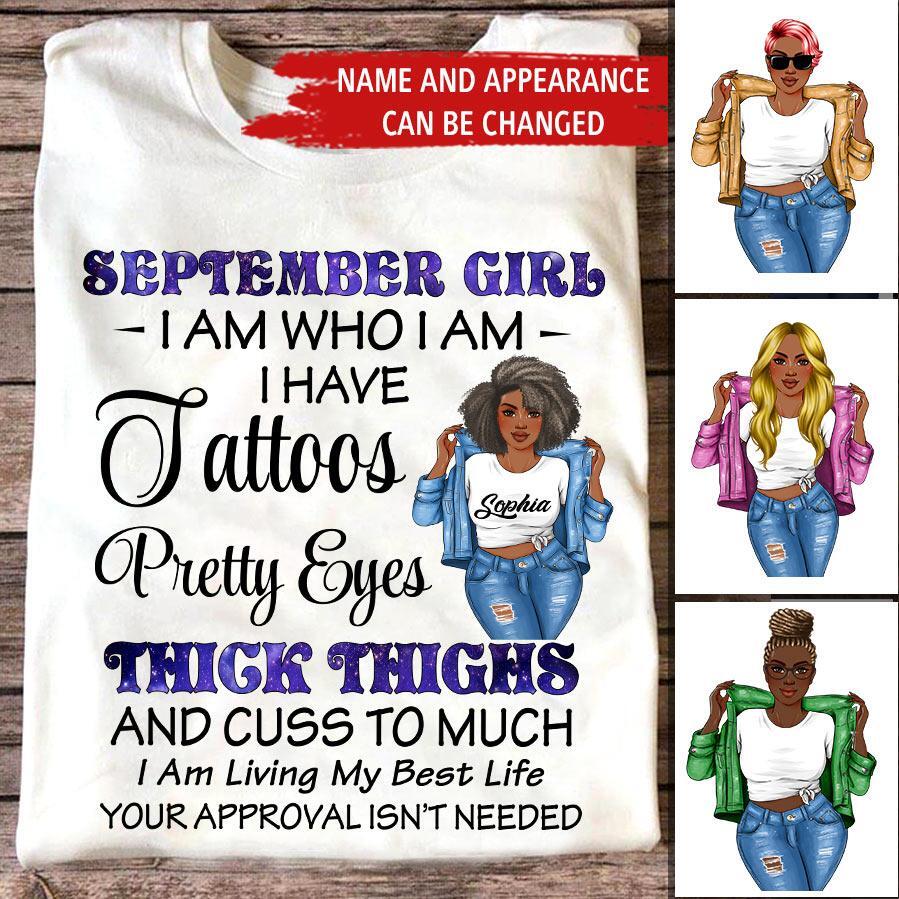 September Birthday Shirt, Custom Birthday Shirt, Queens are Born In September, September Birthday Shirts For Woman, September Birthday Gifts