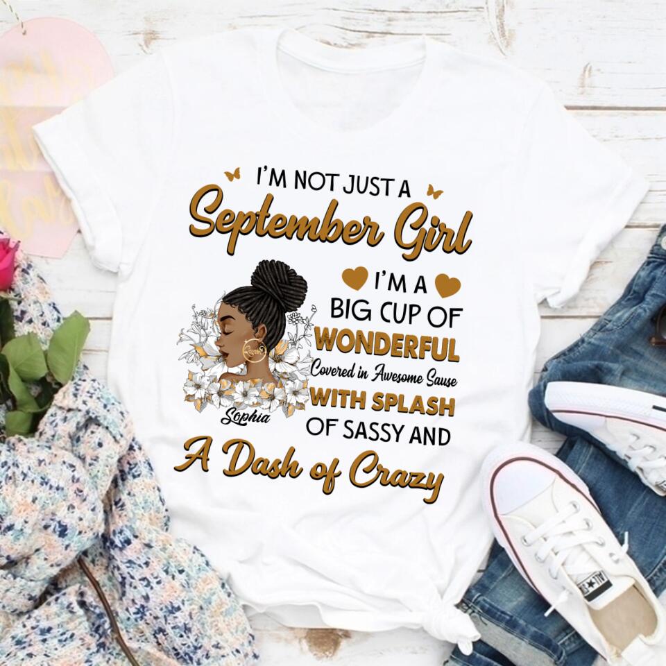 September Birthday Shirt, Custom Birthday Shirt, Queens are Born In September, September Birthday Shirts For Woman, September Birthday Gifts