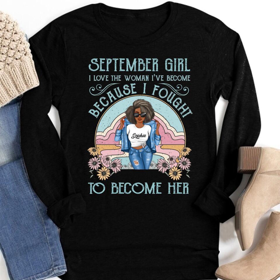 September Birthday Shirt, Custom Birthday Shirt, Queens are Born In September, September Birthday Shirts For Woman, September Birthday Gifts