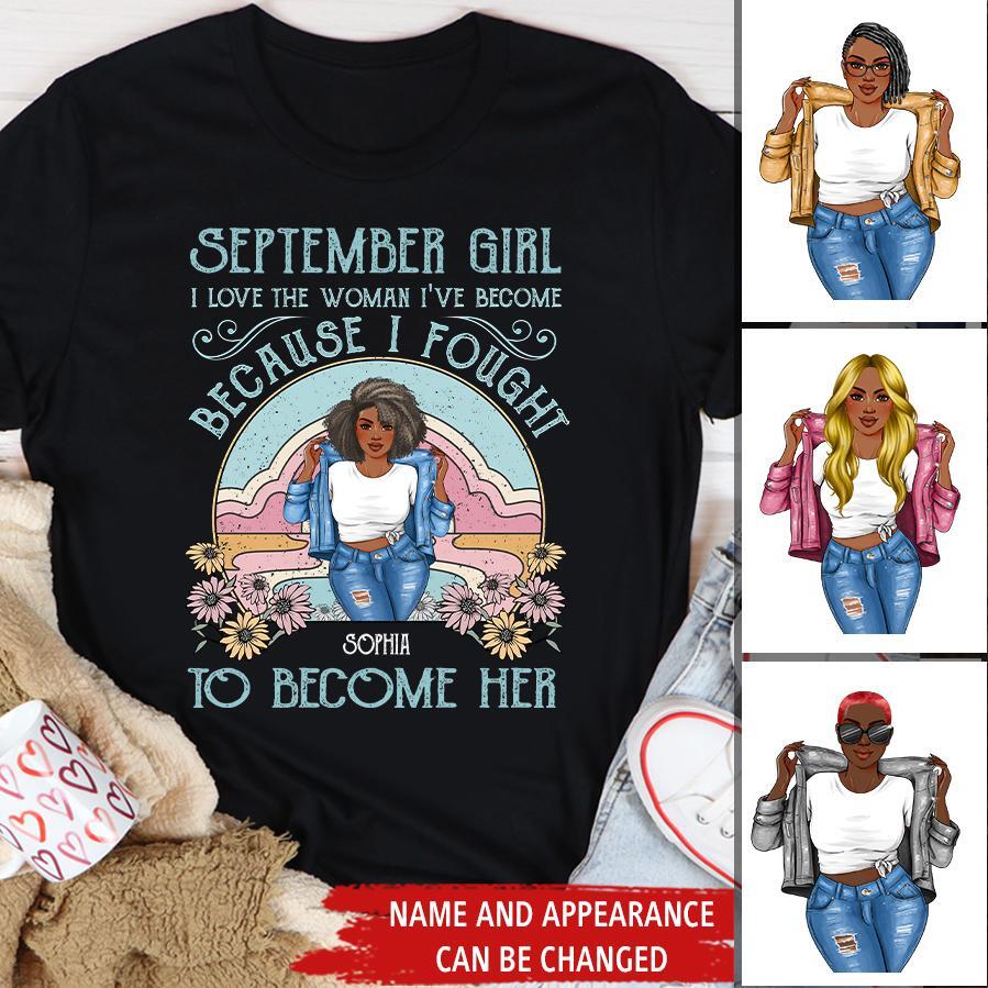 September Birthday Shirt, Custom Birthday Shirt, Queens are Born In September, September Birthday Shirts For Woman, September Birthday Gifts