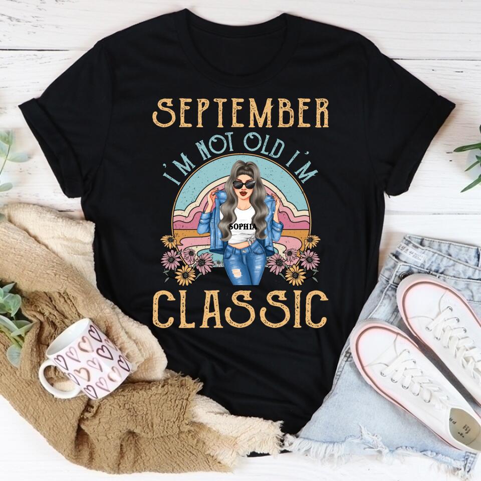 September Birthday Shirt, Custom Birthday Shirt, Queens are Born In September, September Birthday Shirts For Woman, September Birthday Gifts