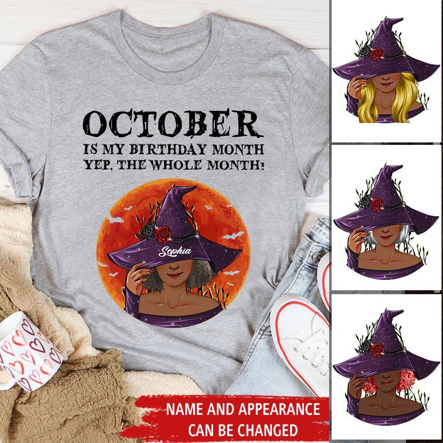 October Birthday Shirt, Custom Birthday Shirt, Queens are Born In October, October Birthday Shirts For Woman, October Birthday Gifts