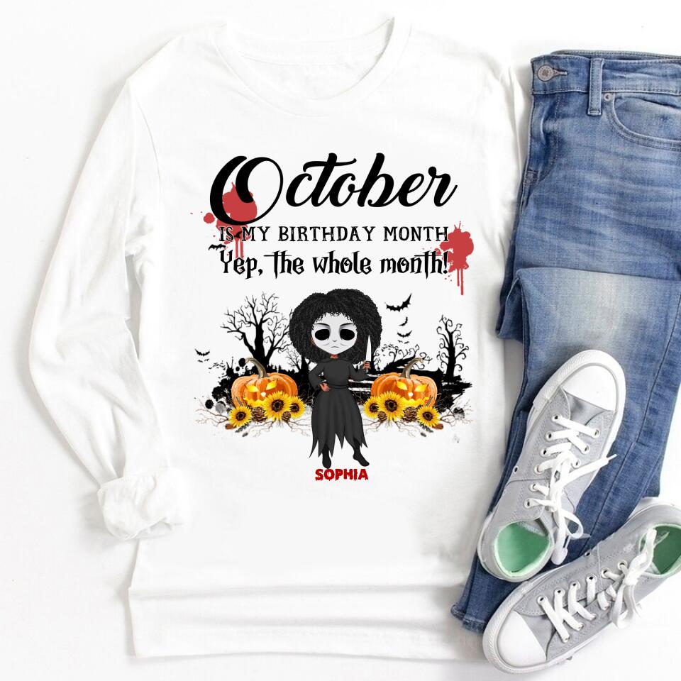 October Birthday Shirt, Custom Birthday Shirt, Queens are Born In October, October Birthday Shirts For Woman, October Birthday Gifts