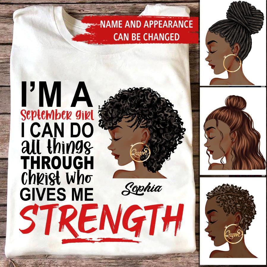 September Birthday Shirt, Custom Birthday Shirt, Queens are Born In September, September Birthday Shirts For Woman, September Birthday Gifts