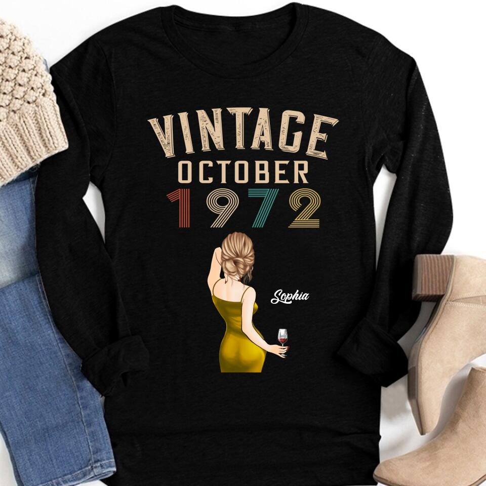 October Birthday Shirt, Custom Birthday Shirt, Queens Born In October, October Birthday Shirts For Woman, October Birthday Gifts