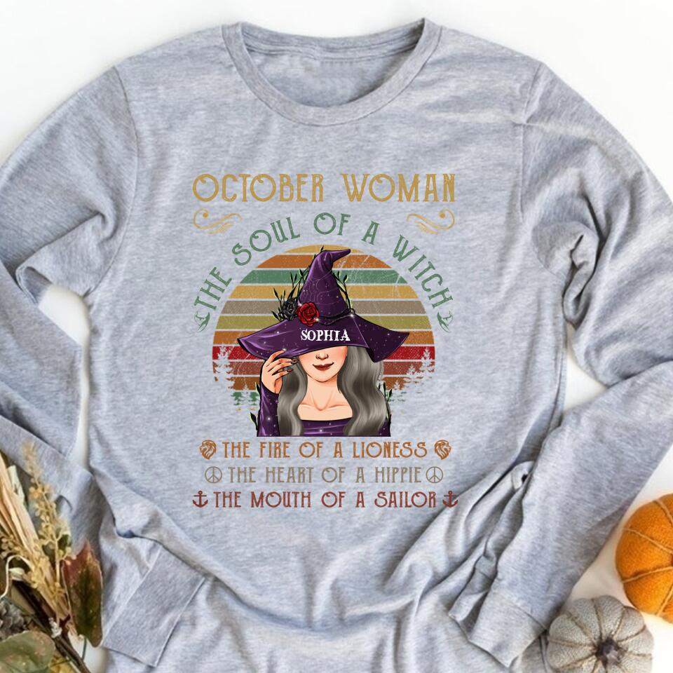 October Birthday Shirt, Custom Birthday Shirt, Queens Born In October, October Birthday Shirts For Woman, October Birthday Gifts