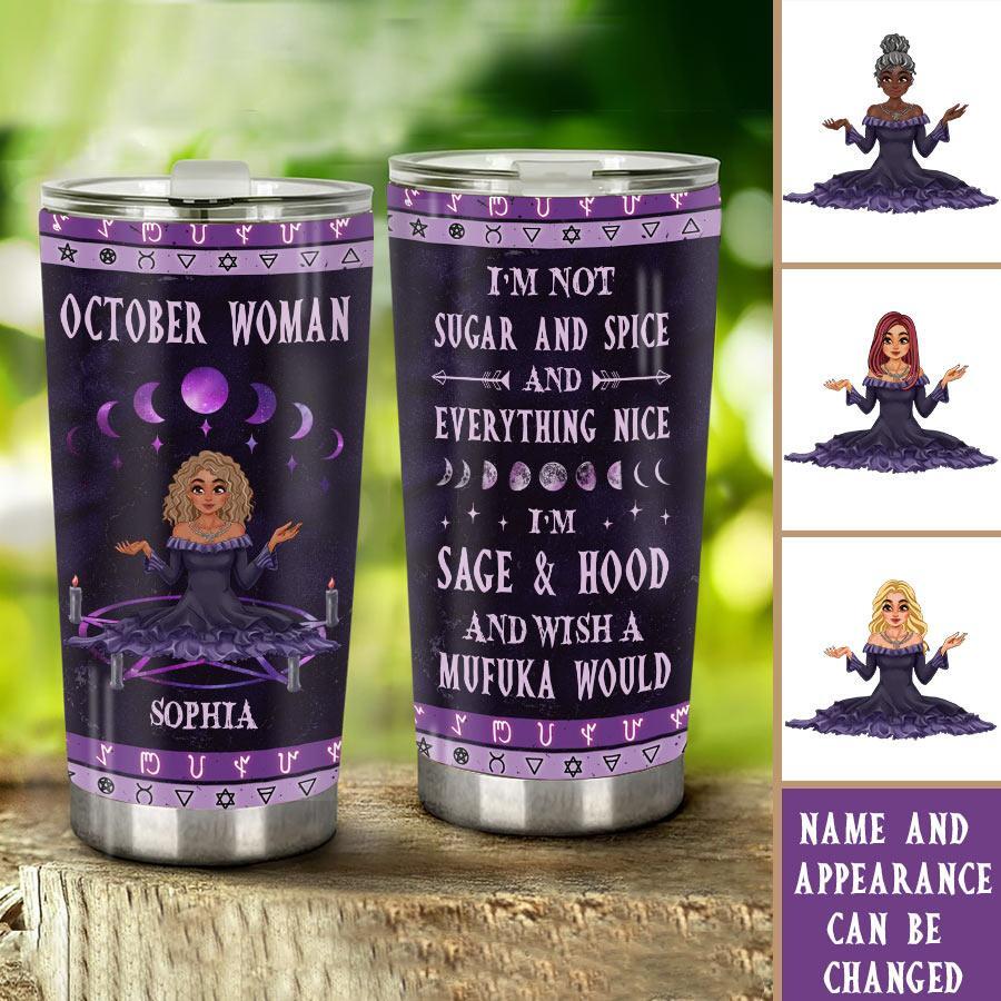 Personalized tumblers, Birthday tumbler, birthdays in October, October birthday gifts for her