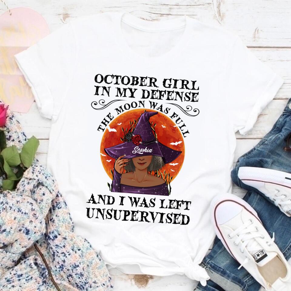 October Birthday Shirt, Custom Birthday Shirt, Queens are Born In October, October Birthday Shirts For Woman, October Birthday Gifts, Personalized Halloween, Custom halloween shirts, Personalized Halloween Gifts