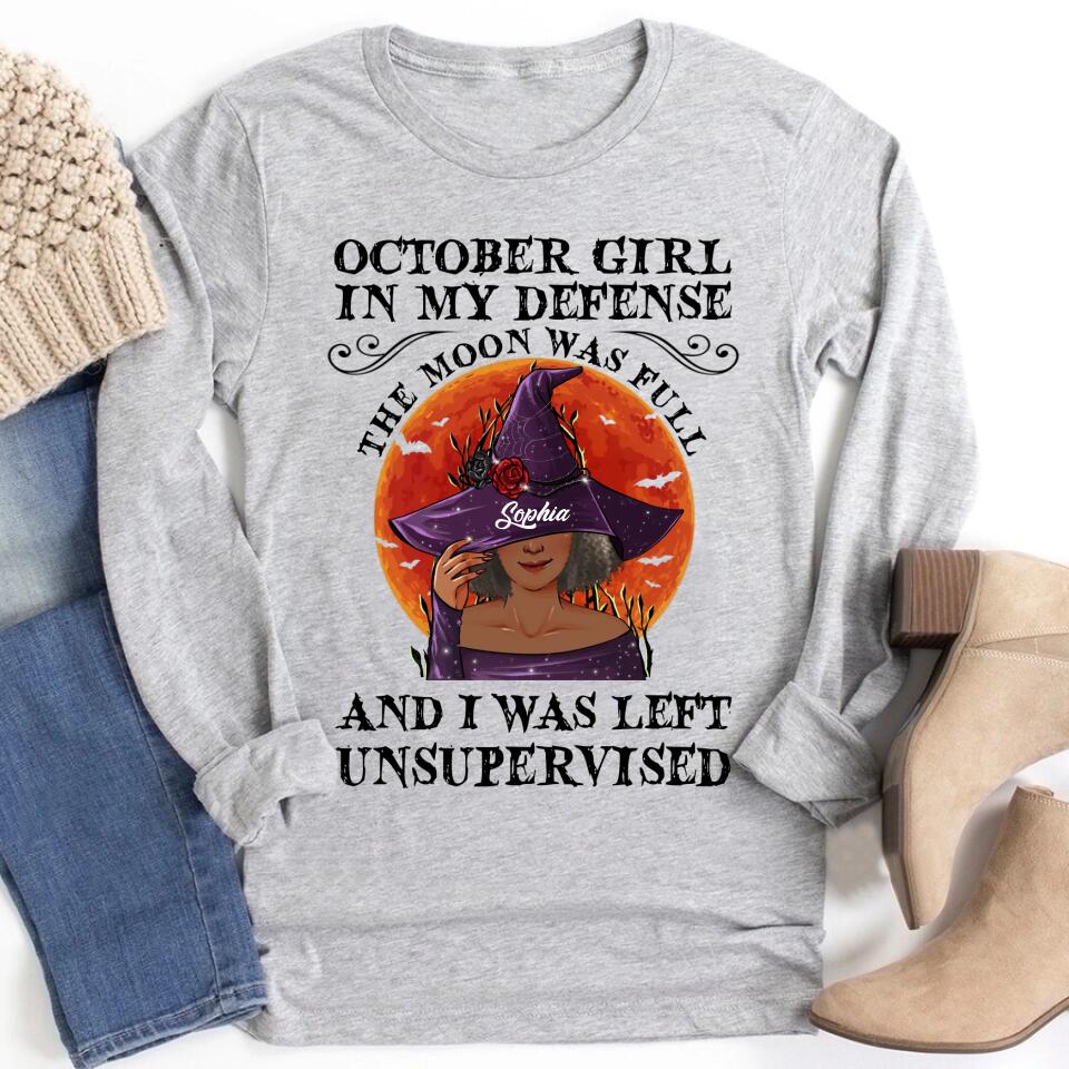 October Birthday Shirt, Custom Birthday Shirt, Queens are Born In October, October Birthday Shirts For Woman, October Birthday Gifts, Personalized Halloween, Custom halloween shirts, Personalized Halloween Gifts