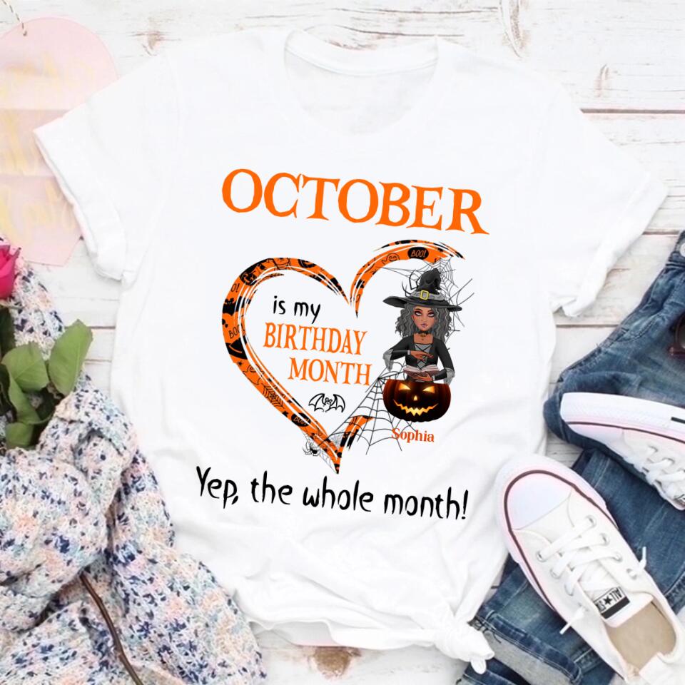 October Birthday Shirt, Custom Birthday Shirt, Queens are Born In October, October Birthday Shirts For Woman, October Birthday Gifts