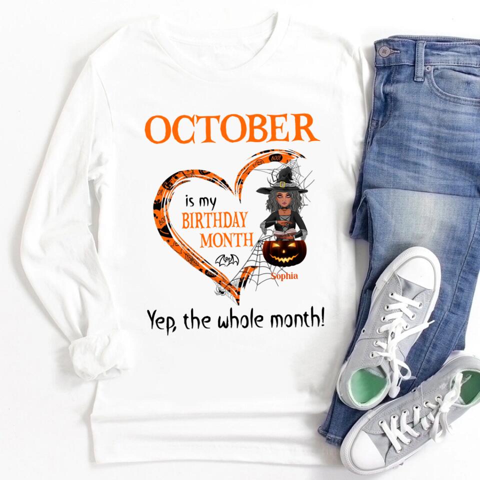 October Birthday Shirt, Custom Birthday Shirt, Queens are Born In October, October Birthday Shirts For Woman, October Birthday Gifts