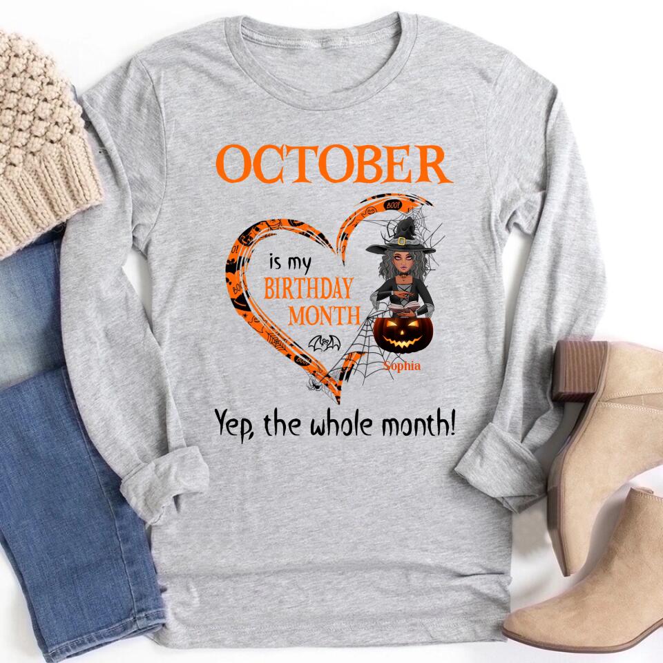October Birthday Shirt, Custom Birthday Shirt, Queens are Born In October, October Birthday Shirts For Woman, October Birthday Gifts