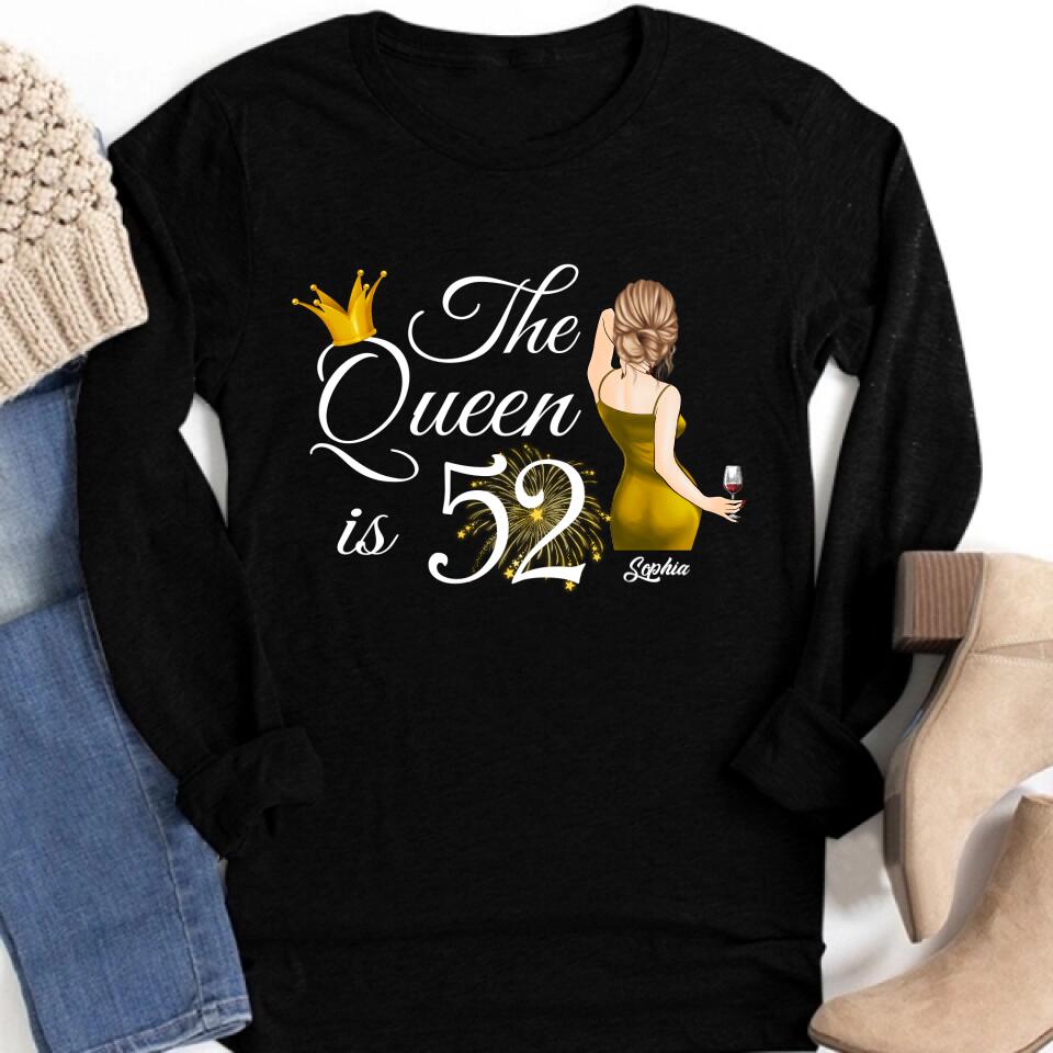 Custom Birthday Shirts, Chapter 52, Fabulous Since 1971 52nd Birthday Unique T Shirt For Woman, Her Gifts For 52 Years Old, Turning 52 Birthday Cotton Shirt