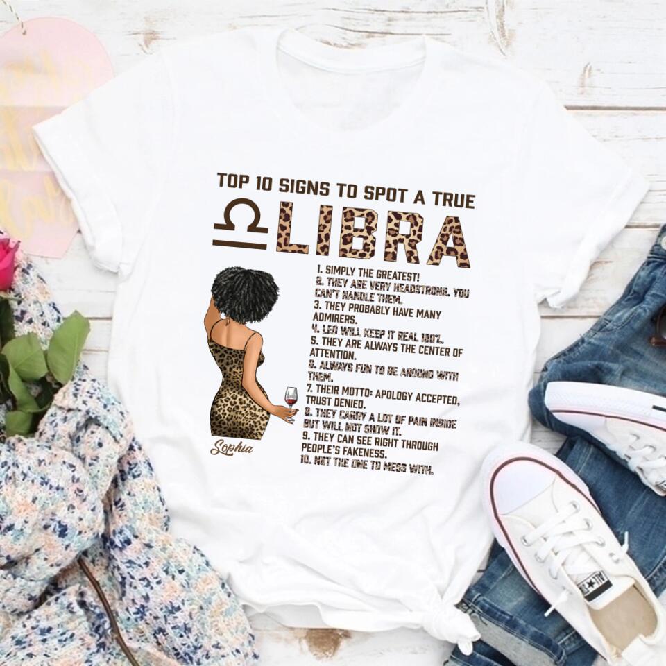 Custom October Birthday Shirt For Woman, Queens are Born In October Gifts, Melanin Afro Woman Shirt, Black Girl Tee, Afro Queen Gift