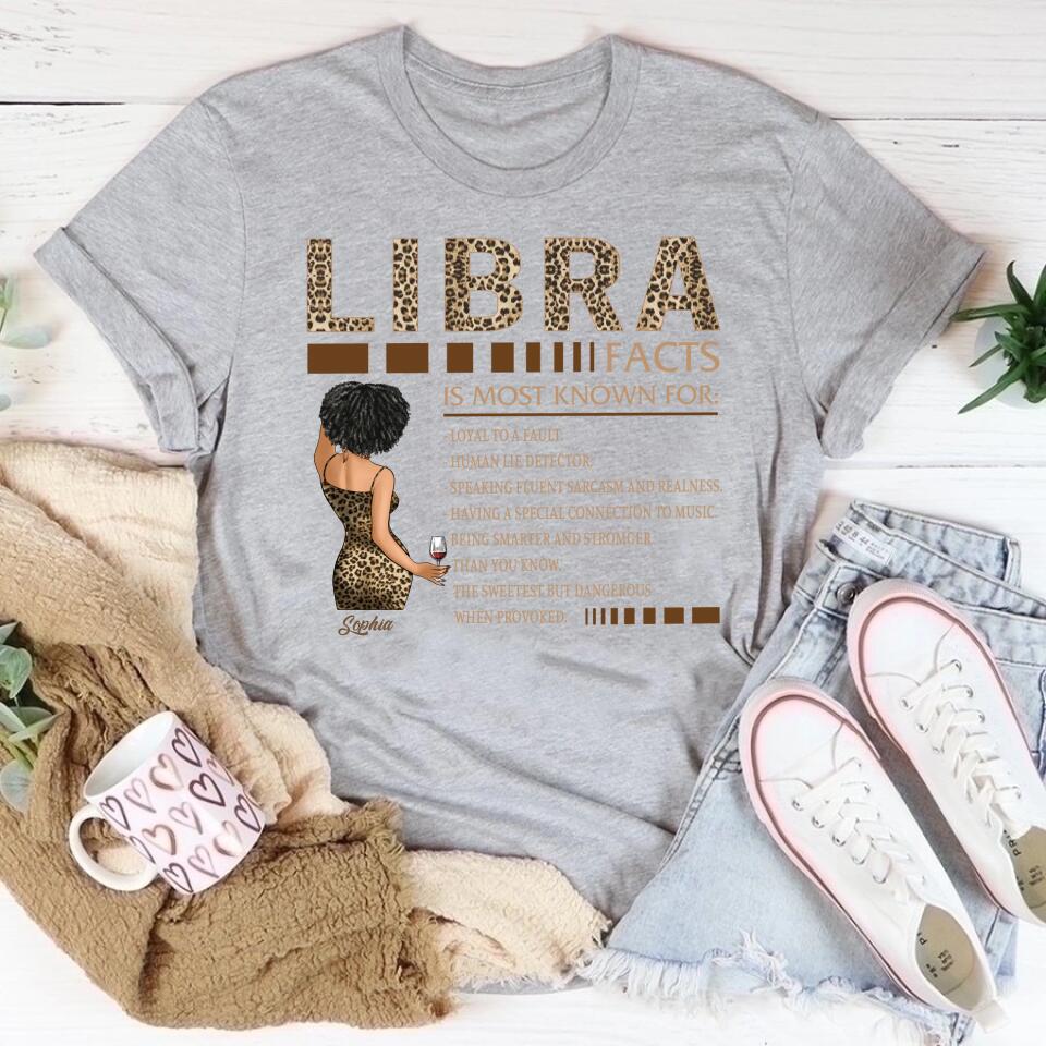 Custom Birthday Shirt, Libra Zodiac t shirt, Libra Birthday shirt, Libra t shirts for ladies, Libra queen t shirt, Libra Queen Birthday shirt
