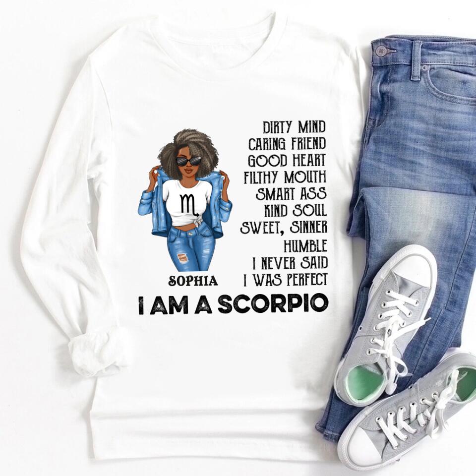 Custom Birthday Shirt, Scorpio Zodiac t shirt, Scorpio Birthday shirt, Scorpio t shirts for ladies, Scorpio queen t shirt, Scorpio Queen Birthday shirt