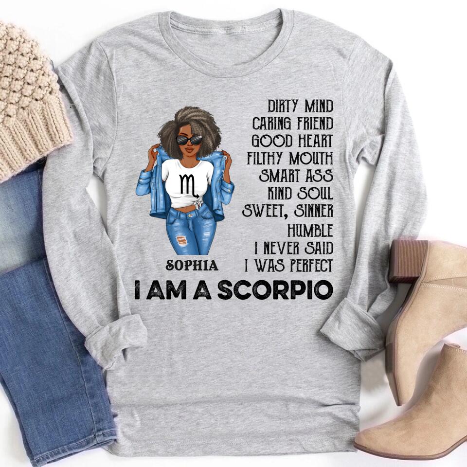 Custom Birthday Shirt, Scorpio Zodiac t shirt, Scorpio Birthday shirt, Scorpio t shirts for ladies, Scorpio queen t shirt, Scorpio Queen Birthday shirt