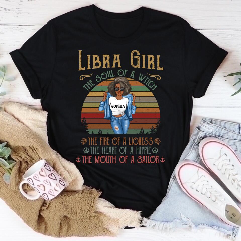 Custom Birthday Shirt, Libra Zodiac t shirt, Libra Birthday shirt, Libra t shirts for ladies, Libra queen t shirt, Libra Queen Birthday Shirt