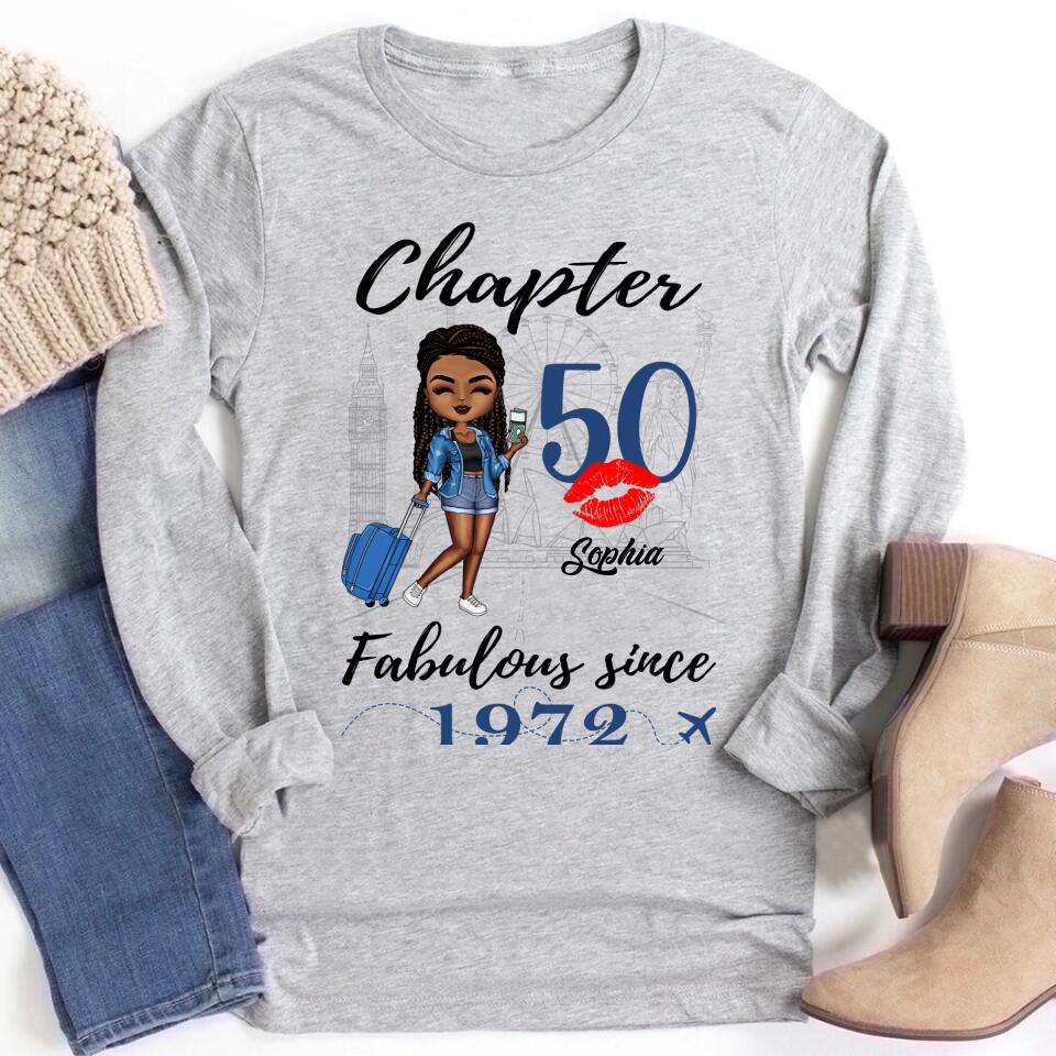 50th Birthday Shirts, Custom Birthday Shirts, Turning 50 Shirt, Gifts For Women Turning 50, 50 And Fabulous Shirt, 1972 Shirt, 50th Birthday Shirts For Her