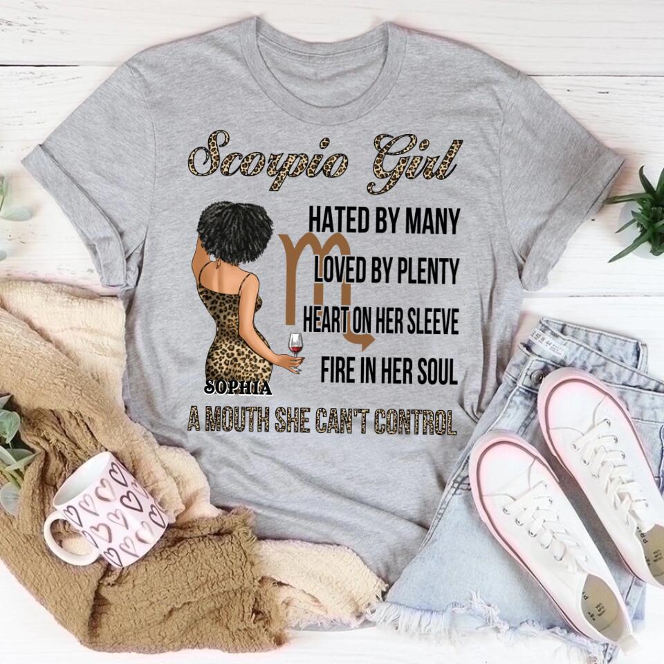 Custom Birthday Shirt, Scorpio Zodiac t shirt, Scorpio Birthday shirt, Scorpio t shirts for ladies, Scorpio queen t shirt, Scorpio Queen Birthday shirt