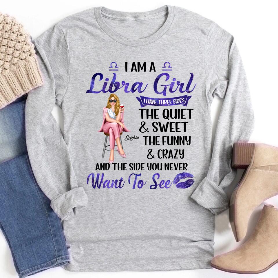 Custom Birthday Shirt, Libra Zodiac t shirt, Libra Birthday shirt, Libra t shirts for ladies, Libra queen t shirt, Libra Queen Birthday Shirt