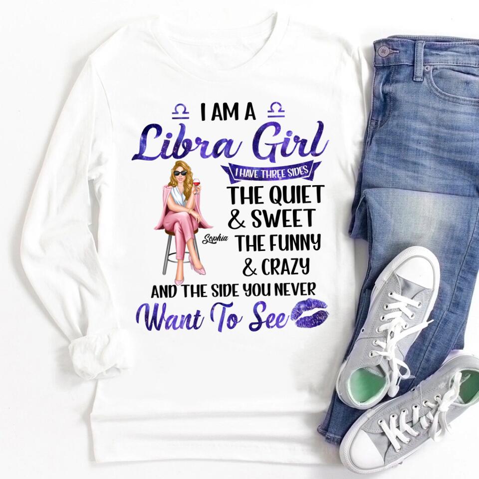 Custom Birthday Shirt, Libra Zodiac t shirt, Libra Birthday shirt, Libra t shirts for ladies, Libra queen t shirt, Libra Queen Birthday Shirt