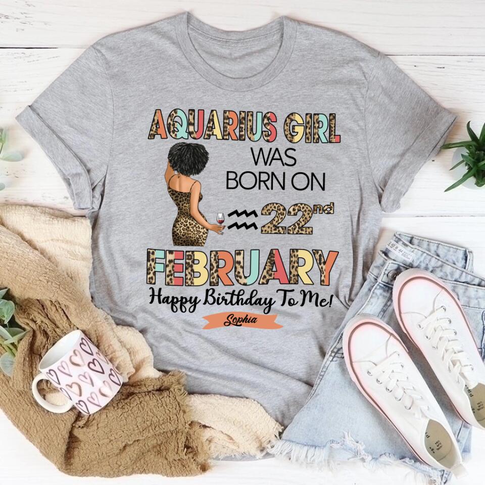 Custom Birthday Shirt, Aquarius t shirt, Aquarius Birthday shirt, Aquarius t shirts for ladies, Aquarius queen t shirt, Aquarius Queen Birthday shirt