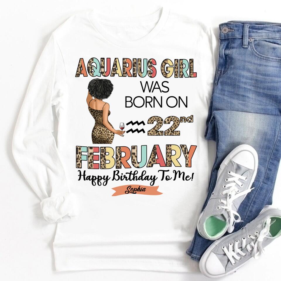 Custom Birthday Shirt, Aquarius t shirt, Aquarius Birthday shirt, Aquarius t shirts for ladies, Aquarius queen t shirt, Aquarius Queen Birthday shirt