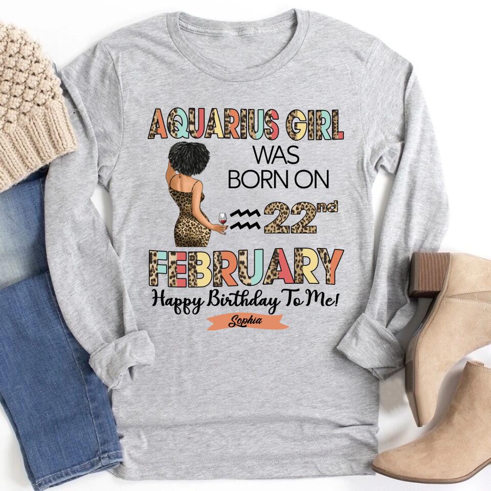 Custom Birthday Shirt, Aquarius t shirt, Aquarius Birthday shirt, Aquarius t shirts for ladies, Aquarius queen t shirt, Aquarius Queen Birthday shirt