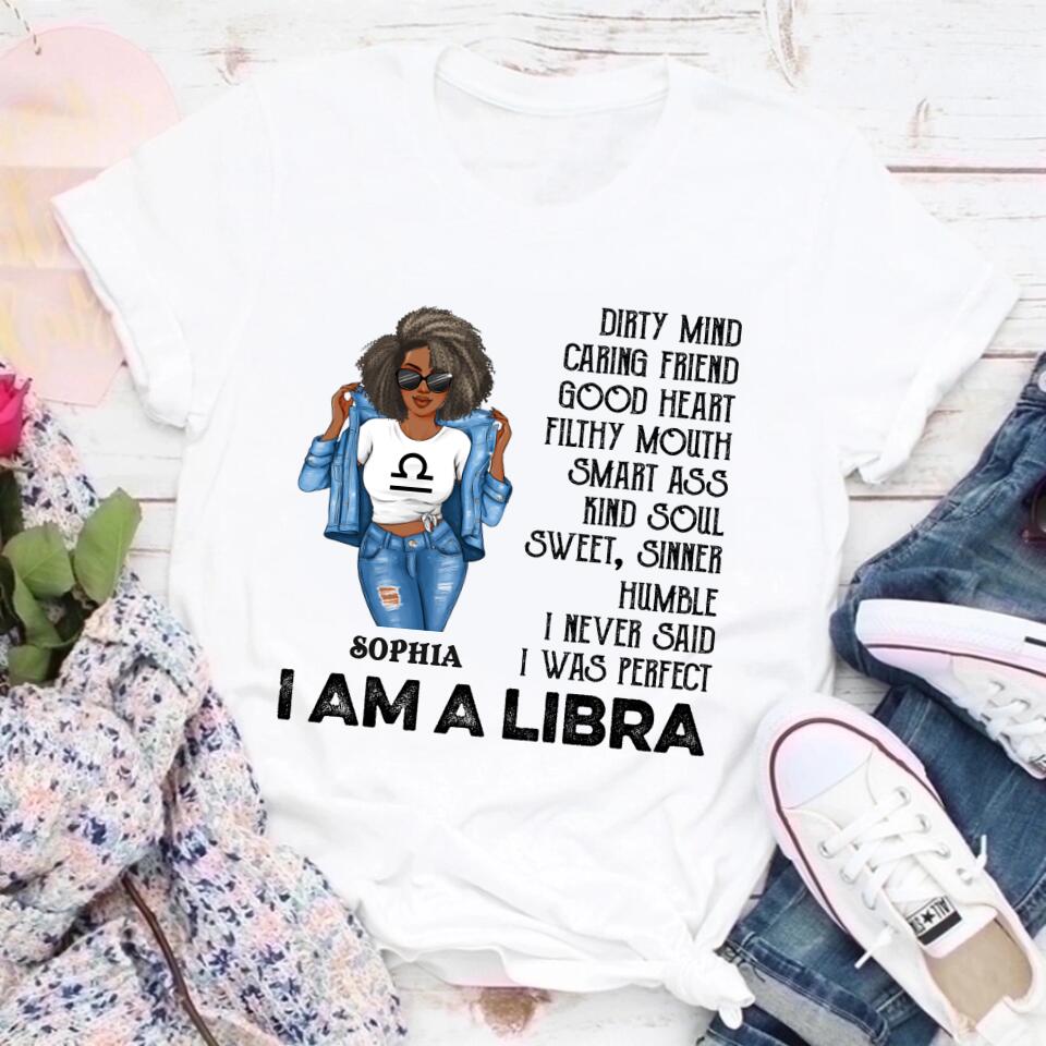 Custom Birthday Shirt, Libra Zodiac t shirt, Libra Birthday shirt, Libra t shirts for ladies, Libra queen t shirt, Libra Queen Birthday Shirt