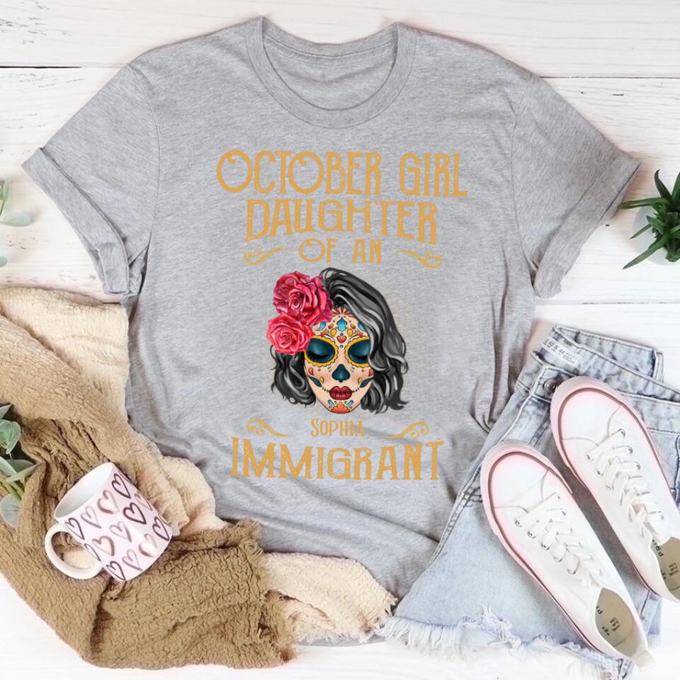 October Birthday Shirt, Custom Birthday Shirt, Queens Born In October, October Birthday Shirts For Woman, October Birthday Gifts