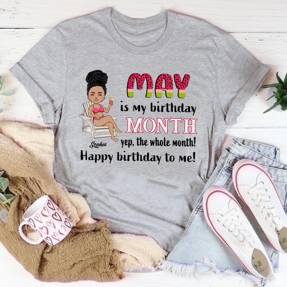 May Birthday Shirt, Custom Birthday Shirt, Queens are Born In May, May Birthday Shirts For Woman, May Birthday Gifts