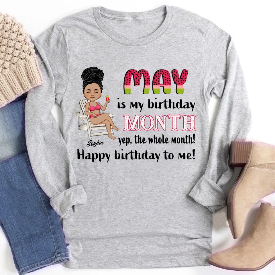 May Birthday Shirt, Custom Birthday Shirt, Queens are Born In May, May Birthday Shirts For Woman, May Birthday Gifts