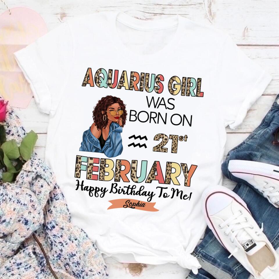 Custom Birthday Shirt, Aquarius t shirt, Aquarius Birthday shirt, Aquarius t shirts for ladies, Aquarius queen t shirt, Aquarius Queen Birthday shirt