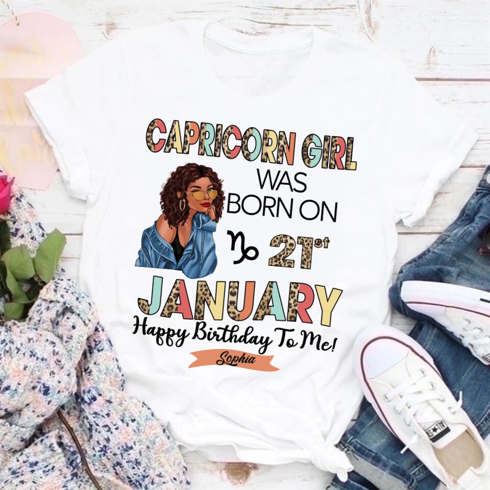 Custom Birthday Shirt, Capricorn Zodiac t shirt, Capricorn Birthday shirt, Capricorn t shirts for ladies, Capricorn queen t shirt, Capricorn Queen Birthday shirt