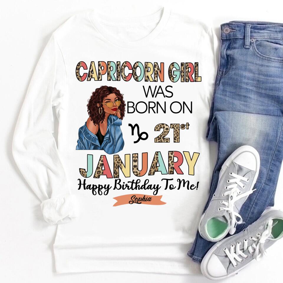 Custom Birthday Shirt, Capricorn Zodiac t shirt, Capricorn Birthday shirt, Capricorn t shirts for ladies, Capricorn queen t shirt, Capricorn Queen Birthday shirt