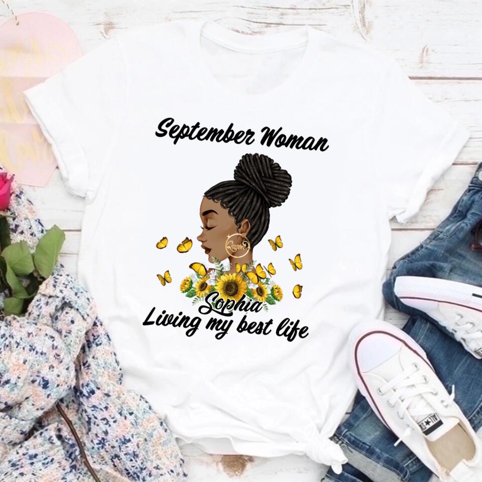 September Birthday Shirt, Custom Birthday Shirt, Queens are Born In September, September Birthday Shirts For Woman, September Birthday Gifts