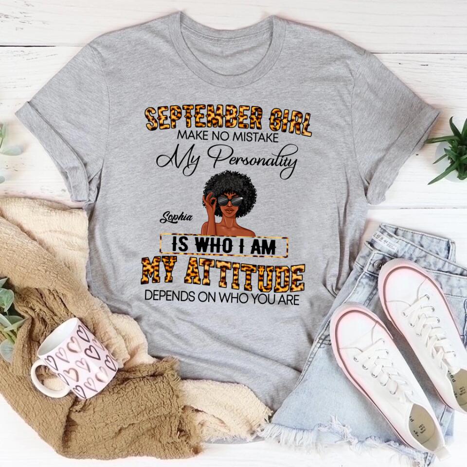 September Birthday Shirt, Custom Birthday Shirt, Queens are Born In September, September Birthday Shirts For Woman, September Birthday Gifts