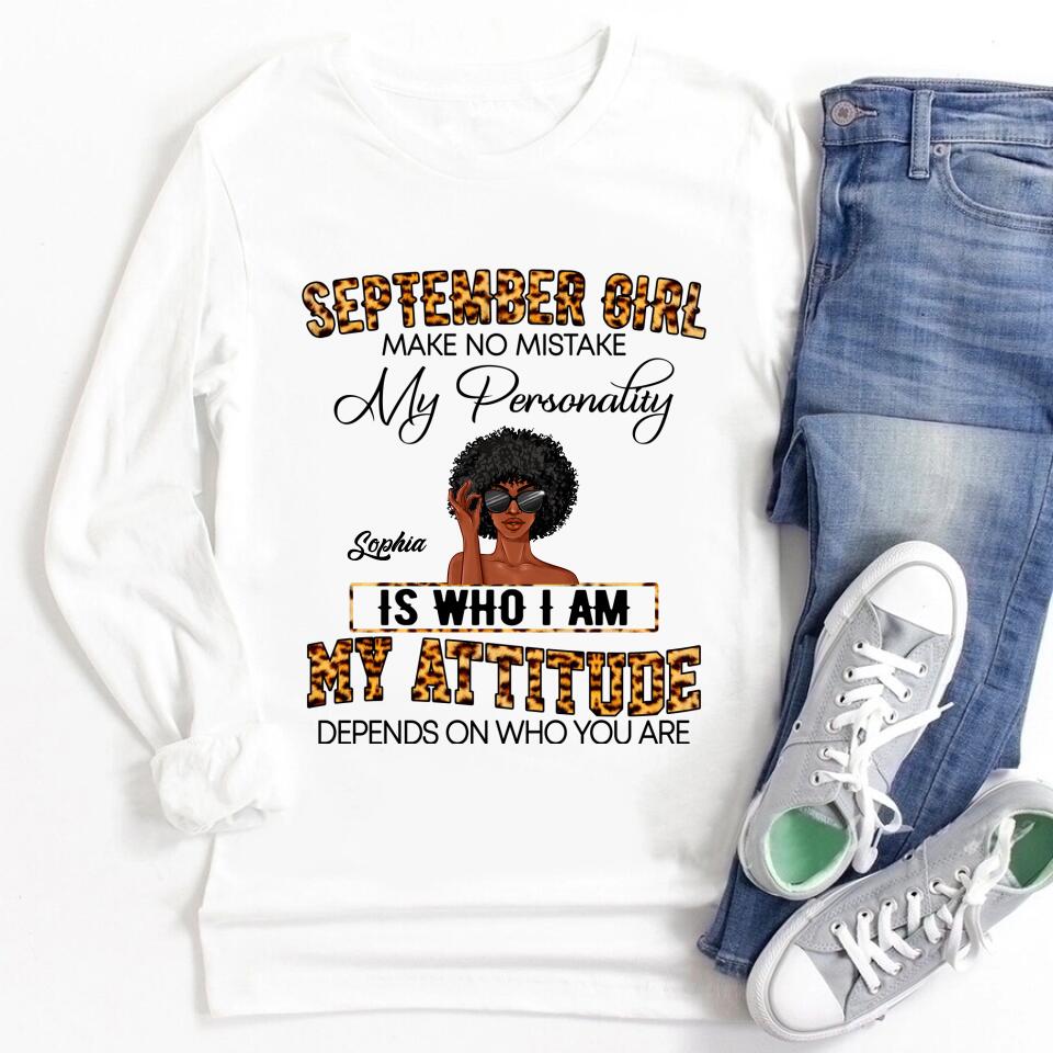 September Birthday Shirt, Custom Birthday Shirt, Queens are Born In September, September Birthday Shirts For Woman, September Birthday Gifts