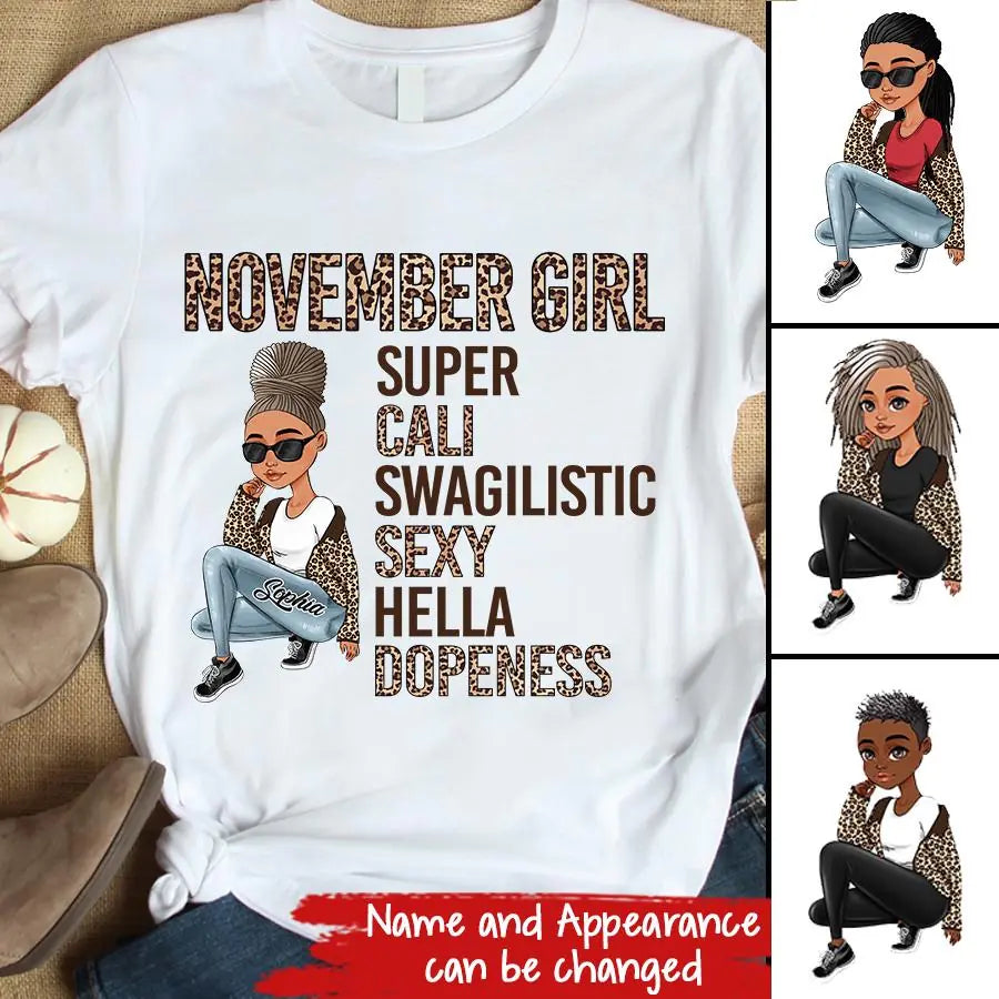 November Birthday Shirt, Custom Birthday Shirt, Queens are Born In November, November Birthday Shirts For Woman, November Birthday Gifts