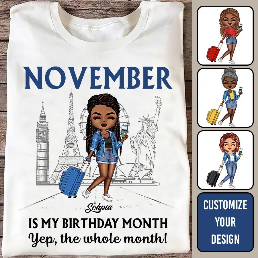 November Birthday Shirt, Custom Birthday Shirt, Queens are Born In November, November Birthday Shirts For Woman, November Birthday Gifts