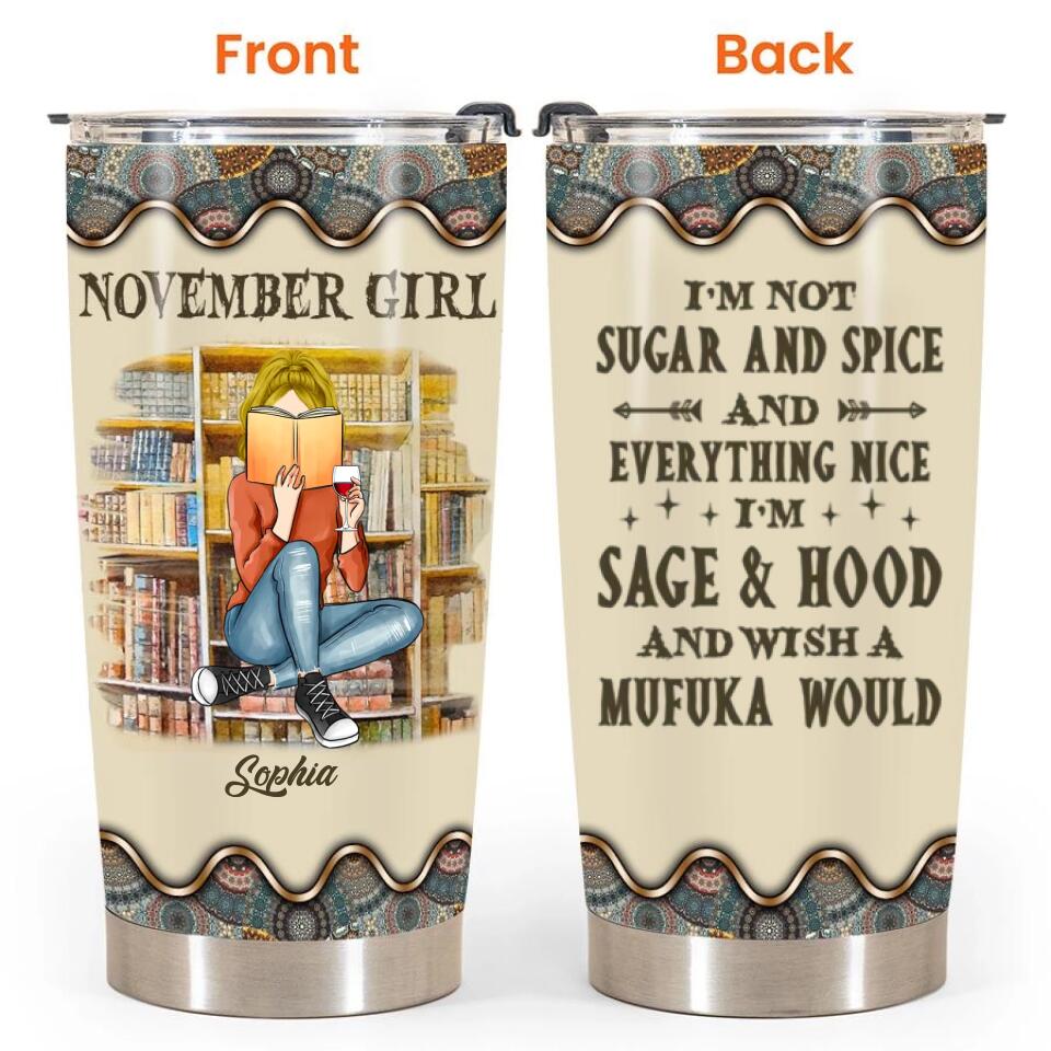 Personalized Tumblers, Birthday Tumbler, Birthdays In November, November Birthday Gifts For Her