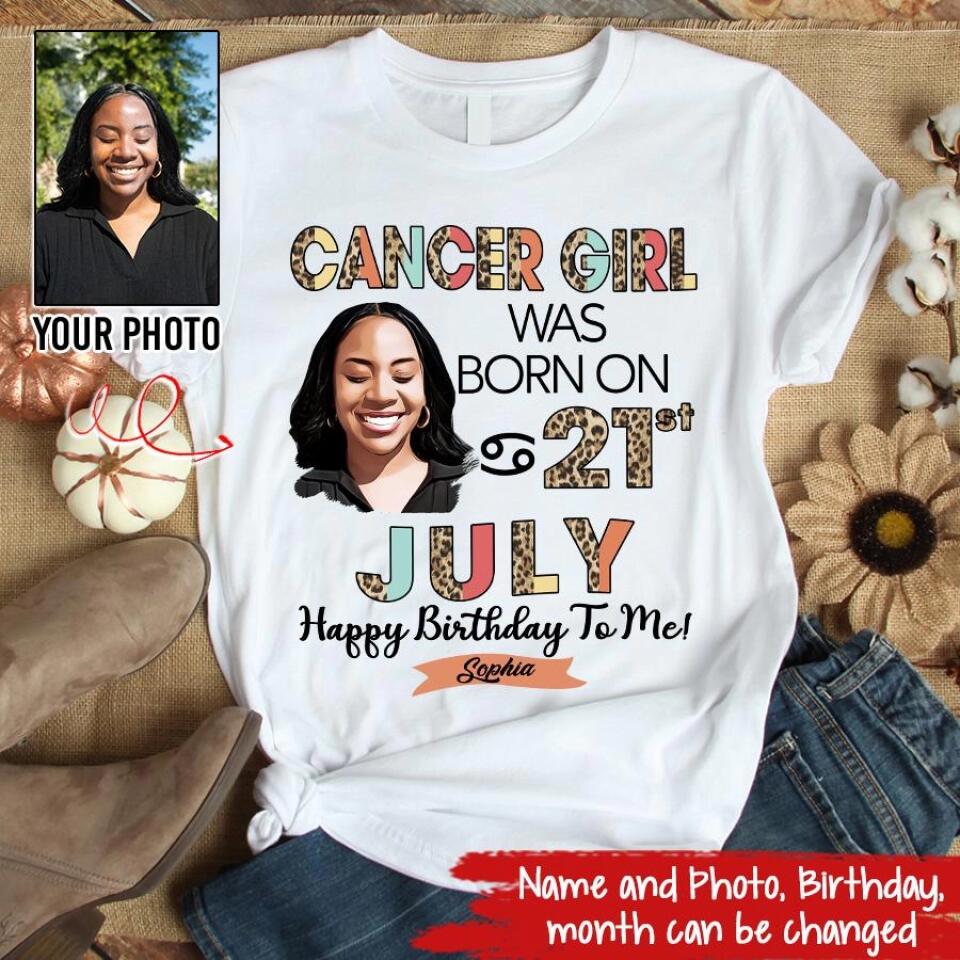 Custom Birthday Shirt, Cancer Zodiac t shirt, Cancer Birthday shirt, Cancer t shirts for ladies, Cancer queen t shirt, Cancer Queen Birthday shirt