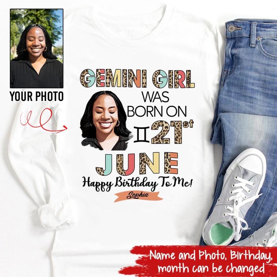 Custom Birthday Shirt, Gemini Zodiac t shirt, Gemini Birthday shirt, Gemini t shirts for ladies, Gemini queen t shirt, Gemini Queen Birthday shirt