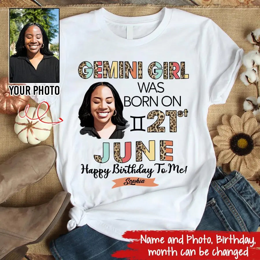 Custom Birthday Shirt, Gemini Zodiac t shirt, Gemini Birthday shirt, Gemini t shirts for ladies, Gemini queen t shirt, Gemini Queen Birthday shirt