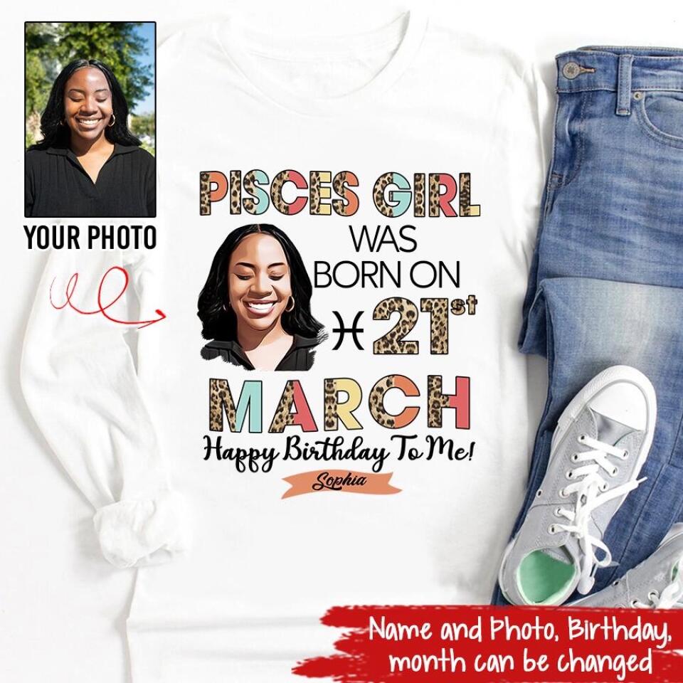 Custom Birthday Shirt, Pisces Zodiac t shirt, Pisces Birthday shirt, Pisces t shirts for ladies, Pisces queen t shirt, Pisces Queen Birthday shirt