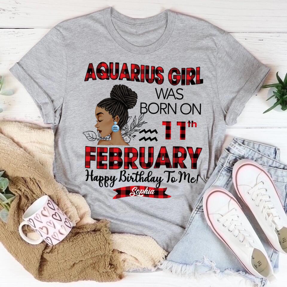Custom Birthday Shirt, Aquarius t shirt, Aquarius Birthday shirt, Aquarius t shirts for ladies, Aquarius queen t shirt, Aquarius Queen Birthday shirt