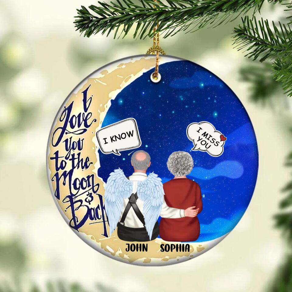 Personalized Memorial Ornaments, In Memory Ornaments, first christmas in heaven ornament, Memorial Ornaments With Picture