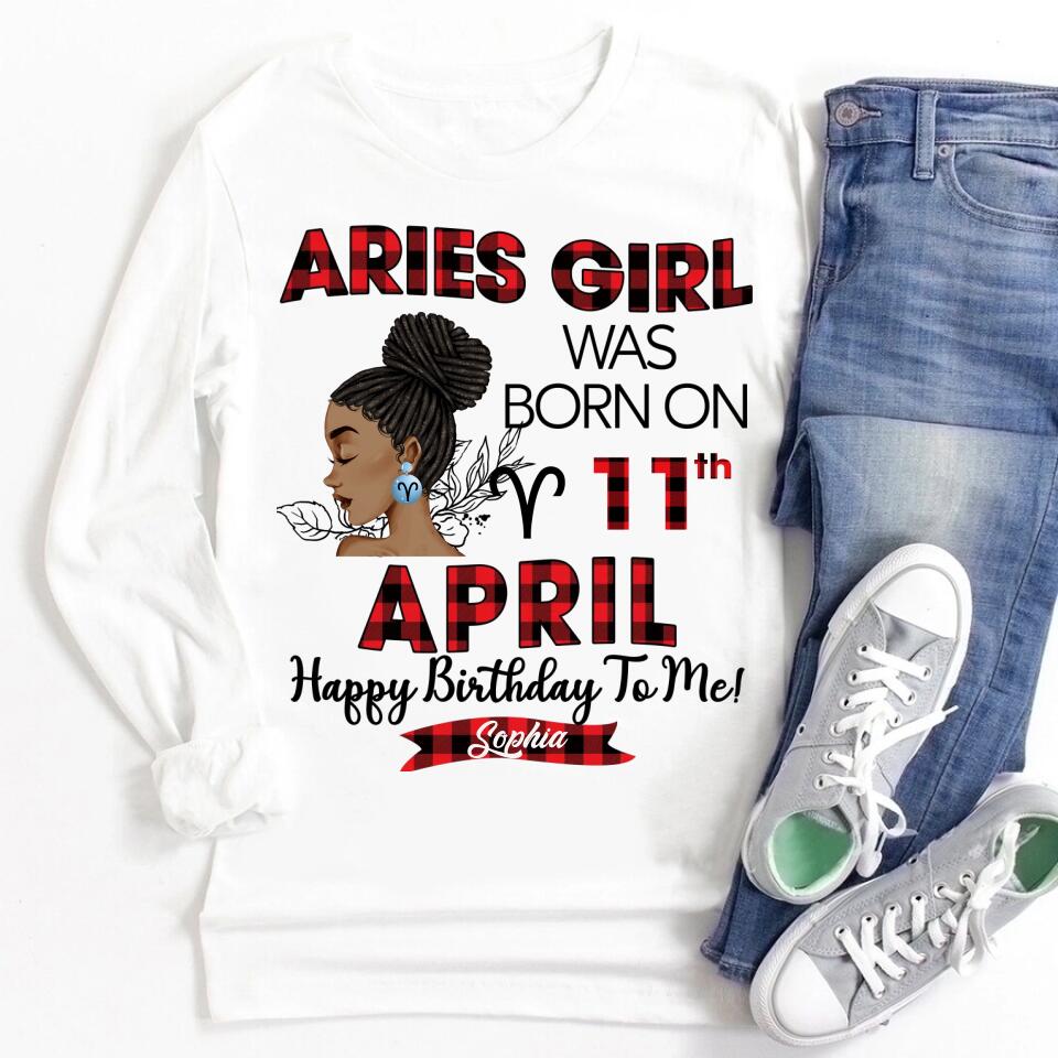 Custom Birthday Shirt, Aries Zodiac t shirt, Aries Birthday shirt, Aries t shirts for ladies, Aries queen t shirt, Aries Queen Birthday shirt